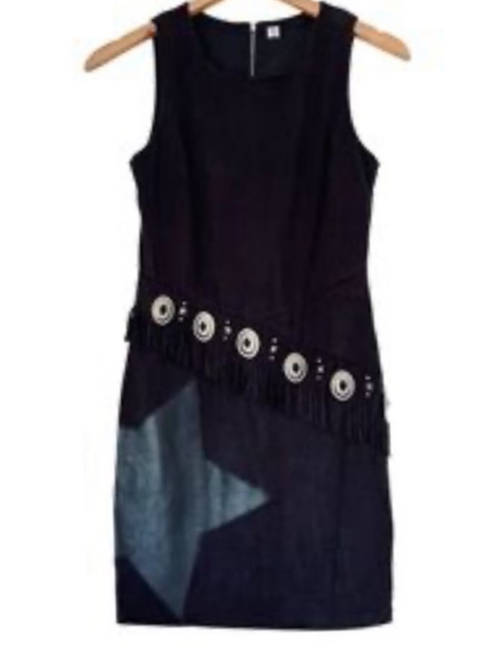 Lord & Taylor Design Lab Vegan Suede Embellished Dress
